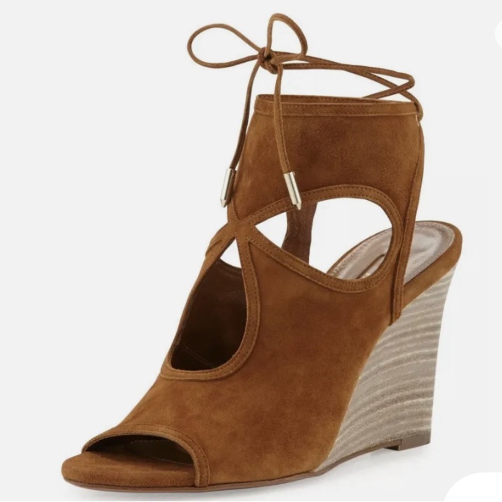 Aquazzura Tan Wedges - size 7 - Sexy Thing